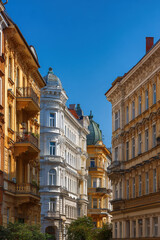 Fototapeta premium stunning view of european capital architecture showcasing intricate historical building details