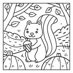 Thanksgiving Coloring Pages – Cute and Easy Holiday Designs with Turkeys, Pumpkins, Fall Leaves, and Harvest Scenes for Kids and Adults