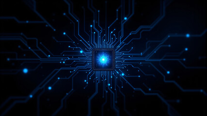 Obraz premium Advanced Technology and Digital Innovation
