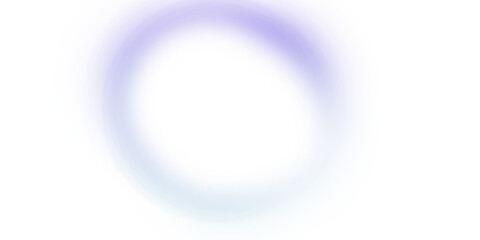 A blurred purple circle floats on a transparent background creating a soft effect