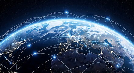 Global Digital Network Connecting the Planet Through Innovation and Technology