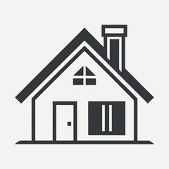 Minimalist clean modern line art illustration