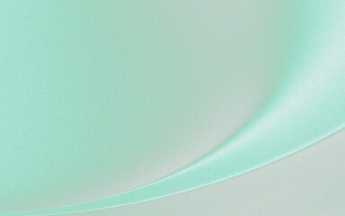 Abstract teal green fabric wave with subtle lighting for elegant backgrounds and design