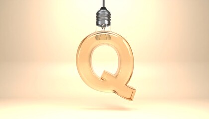 Illuminated letter Q