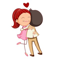 This adorable cartoon design captures the innocence of children, the joy of love, and the brightness of balloons, creating a heartwarming and cheerful image.Ideal for stickers, fabric prints, this ve