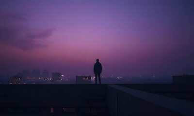 Urban Solitude at Dusk