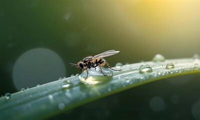 Micro Cosmos: Dewdrop Insect