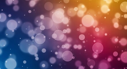 Obraz premium Colorful Bokeh Lights Abstract Background with Vibrant Hues and Soft Focus.