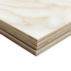 Png of closeup of plywood sheet showing the layers of wood isolated on transparent background for construction material