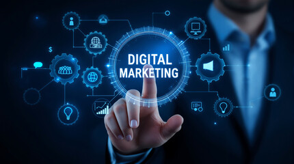 Digital marketing strategy business plan online advertising seo social media content optimization automation tools