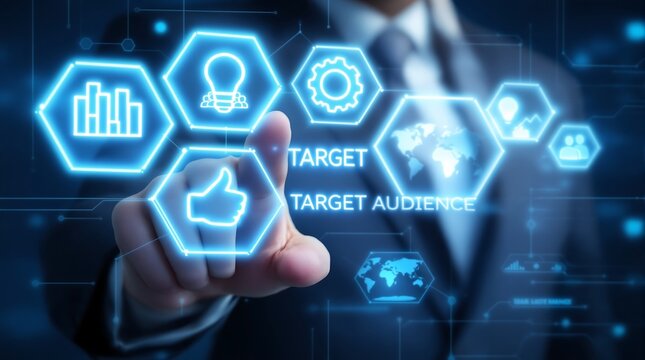 Analyzing target audience data for business growth and digital marketing strategy optimization online now