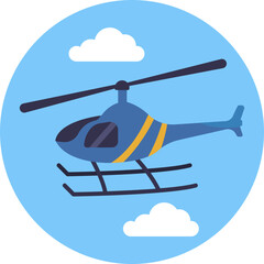 A rotor-powered aircraft designed for vertical takeoff, landing, and hovering.