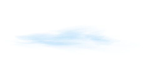 Blue Airflow Wave with Swirling Wind Effect, Circular Motion, and Transparent Background for Freshness or Purification Concepts