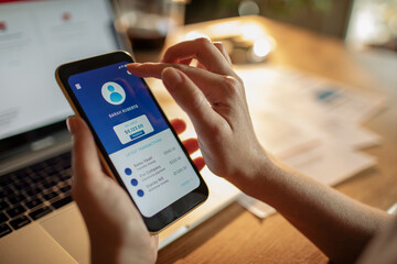 Mobile banking app usage