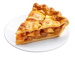  Baked Apple Cinnamon Rolls in Rustic Pan, Angled Side View