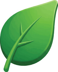Cartoon 3D Leaf