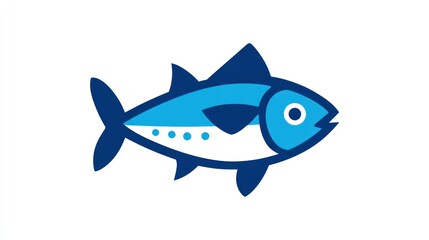 Obraz premium Cartoon tuna illustration