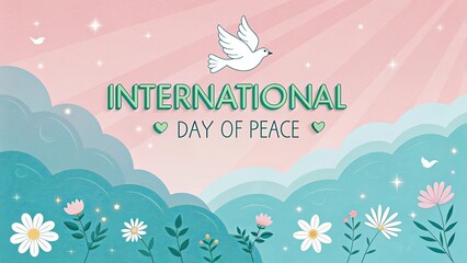 Abstract gradient merging soft pink and sky blue with dove tones creating dreamy stylish minimal decorative digital background