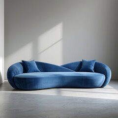 Premium Blue Sofa Design – Modern Luxury Furniture