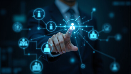 Fototapeta premium Advanced Digital Identity and Network Security Solutions