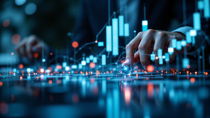 Fototapeta premium Comprehensive Guide to Financial Market Trends