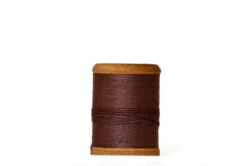 Retro wooden spool for sewing and crafting