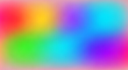 Obraz premium Vibrant Pixelated Rainbow Gradient Background for Modern Designs.