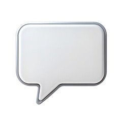 Fototapeta premium Speech bubble icon isolated on transparent background PNG