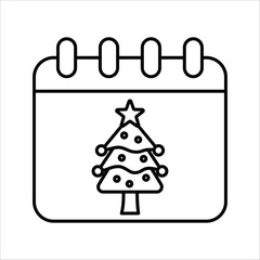 The icon depicts a calendar with a tree in it.