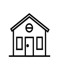 Family House Facade free icon