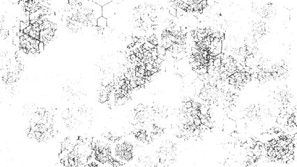 Distressed overlay texture background with abstract halftone grunge effect. Halftone abstract pattern dot texture with vintage grunge overlay background. 