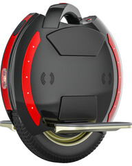 Electric unicycle, transparent background © MHT Visuals