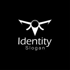 Navigator Spider Drone Monogram with black background.