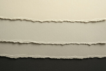 Neutral torn paper layers – minimalist textured background