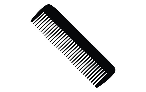 WebElegant black comb for effortless styling and grooming, perfect for beauty blogs and salon promotions, adding a touch of simplicity to your design projects or hair care ads