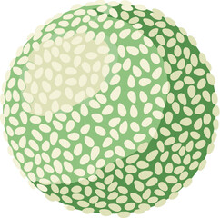 Indonesian Onde-Onde Sesame Ball Traditional Snack