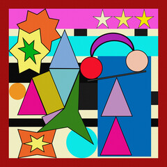 formes géométriques, illustration, clip art, PNG fond transparent