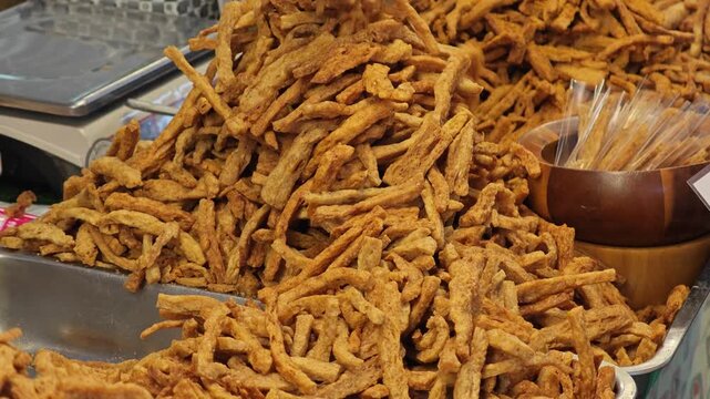 Crispy Mackerel Stick. Mackerel Crackers.