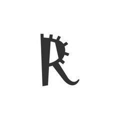 Modern Letter R Logo Design | Stylish Alphabet R Vector Branding
