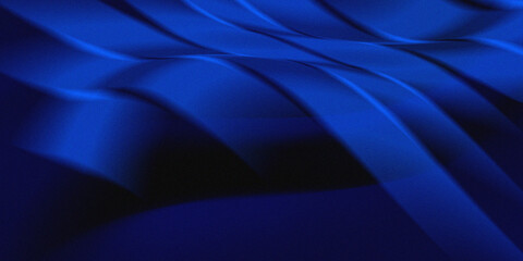 Abstract blue light background with waves