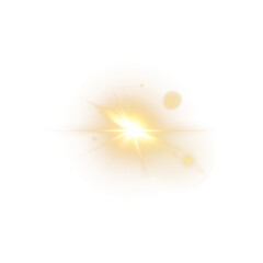 PNG sunlight special lens flare light effect. Stock royalty free.