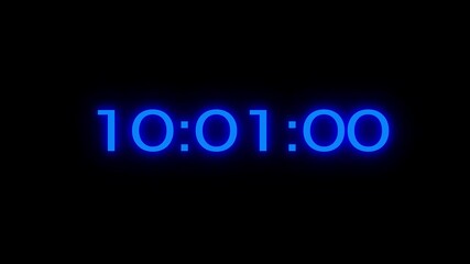 Counting timer clock animation. 40 hours timer animation.