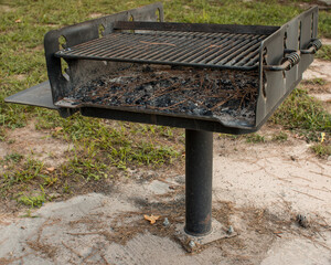 barbecue grill in the park