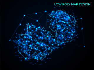 abstract digital networking connectivity vector map design	