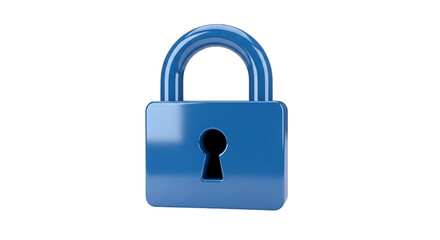 The trusted guardian A shiny blue padlock secures your peace of mind and digital treasures with precision against a