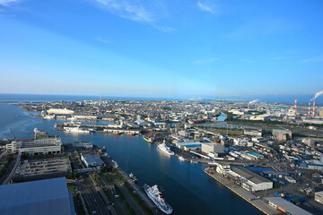 Fototapeta premium 朱鷺メッセ展望室からの眺め（新潟県）