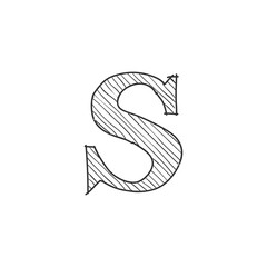 Obraz premium Modern Letter S Logo Design | Stylish Alphabet S Vector Branding 