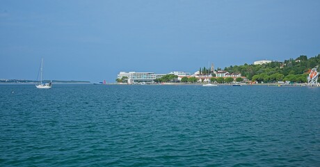 coastline in Portoroz in Slovenia