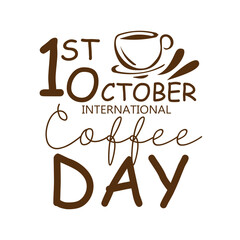 coffee day text design