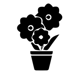 Flower Pot Illustration